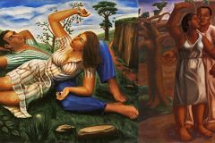 67 Cuba - Havana Centro - Museo Nacional de Bellas Artes - Jorge Arche, Primavera o Descanso, Spring or Rest - Mariano Rodriguez, Unidad, Unity